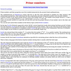 Prime numbers