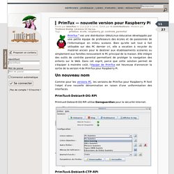 PrimTux — nouvelle version pour Raspberry Pi