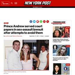 Prince Andrew served court papers in sex-assault lawsuit
