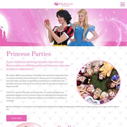 Princess Parties - No 1 Entertainers - Bella Princess Parties