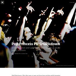Pop Princess PR Smackdown — Culture Club