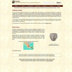Pagina Principal - La Fundación para el Avance de los Estudios Mesoamericanos, Inc.