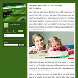 Principal Chad Smith On-Line Schooling Methodologies - My Blog