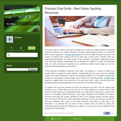 Principal Chad Smith - Best Online Teaching Resources - My Blog