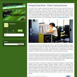 Principal Chad Smith - Online Tutoring Services - My Blog