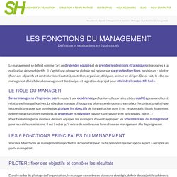 Les 6 principales fonctions du management - Solutions Horizon