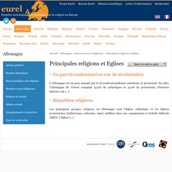 20. Principales religions et Eglises - eurel