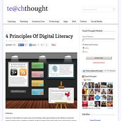 4 Principals Of Digital Literacy