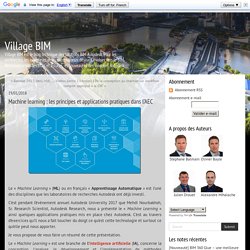 Machine learning : les principes et applications pratiques dans l’AEC - Village BIM