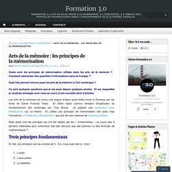 Arts de la mémoire : les principes de la mémorisation