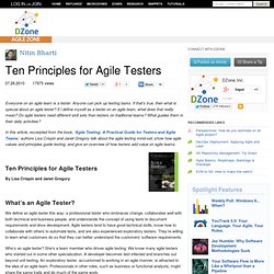 Ten Principles for Agile Testers