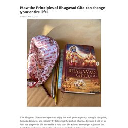 How the Principles of Bhagavad Gita can change your entire life? – Telegraph