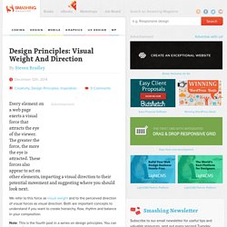 Design Principles: Visual Weight And Direction