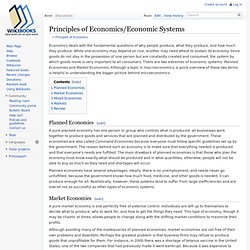 Principles of Economics/Economic Systems