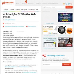 10 Principles Of Effective Web Design - Smashing Magazine