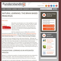 Natural Learning: The Brain Based Principles
