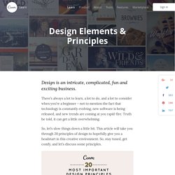 Design Elements and Principles - Tips and Inspiration By Canva