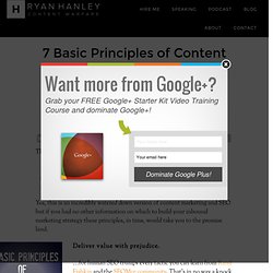 7 Basic Principles of Content Marketing and SEO that Actually Work
