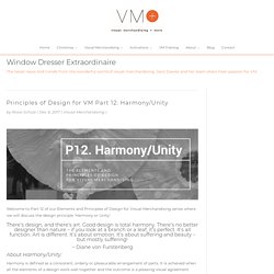 Principles of Design for VM Part 12: Harmony/Unity
