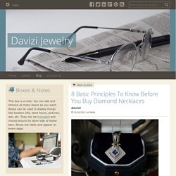 8 Basic Principles To Know Before You Buy Diamond Necklaces - Davizi Jewelry : powered by Doodlekit