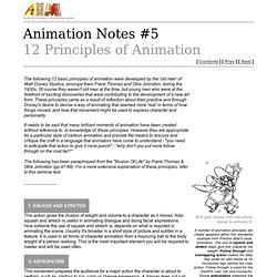 Principles of Animation