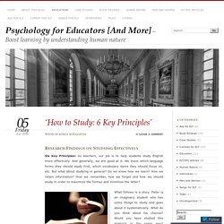 Psychology for Educators [And More]