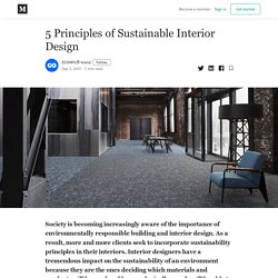 5 Principles of Sustainable Interior Design - ECONYL® brand - Medium