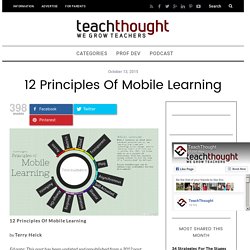 12 Principles Of Mobile Learning