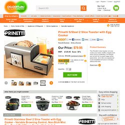 Prinetti 2 Slice Toaster with Egg Cooker