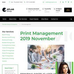 Dubai Print Management Solution