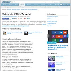 Best Way - HTML 4.0 Tutorial