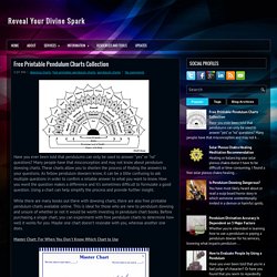 Free Printable Pendulum Charts Collection ~ Reveal Your Divine Spark