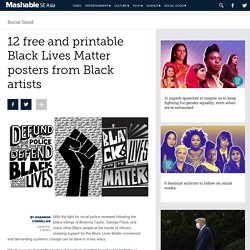12 free and printable Black Lives Matter posters from Black artists - Social Good
