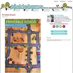 Imprimables routes! picklebums.com