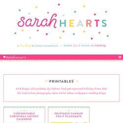 Sarah Hearts - freebies - Daily Design Inspiration
