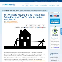 All-In-One Moving Guide: Printables, Checklists to Organize Your Move