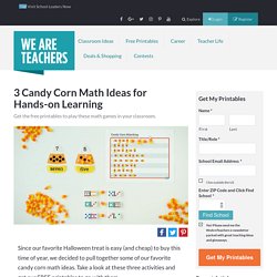 Free Candy Corn Math Printables for Hands-On Learning in the Classroom