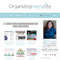 Free Printables - Organizing Homelife