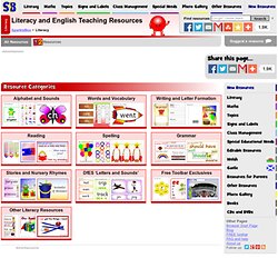 Sparklebox Primary Literacy Teaching Resources and Printables