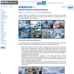 Role Of Printed Circuit Board In Industry