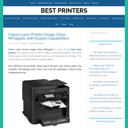 Canon Laser Printer image Class MF249dw with Duplex Capabilities