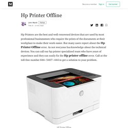 Hp Printer Offline - John Marsh - Medium