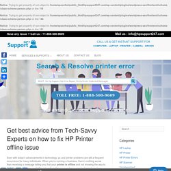 Why is my HP Printer Offline? Need solution call at +1-888-500-9609