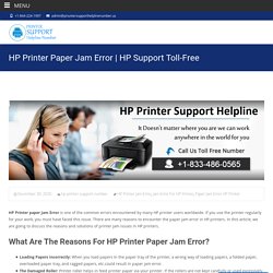 HP Printer Paper Jam Error