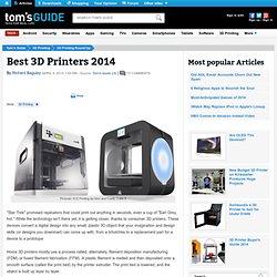 Best 3D Printer 2013 - Top 3D Printers by Category - Tom’s Guide