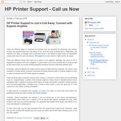 HP Printer Support is Just a Call Away; Connect with Experts Anytime