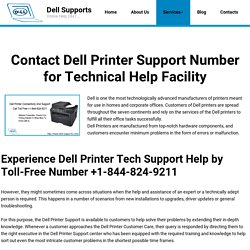 Dell Printer Support Number +1-844-824-9211