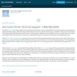 Get Canon Printer Technical Support