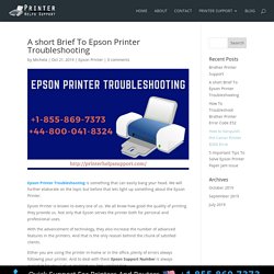 Epson Printer Troubleshooting Errors Resolve By Printerhelpsupport