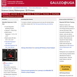 3D Printers - Science Library Makerspace - GALILEO@UGA Subject Guides at University of Georgia